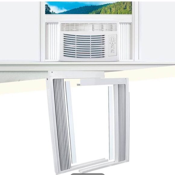 Window AC Side Panel with Frame - Picture 1 of 2